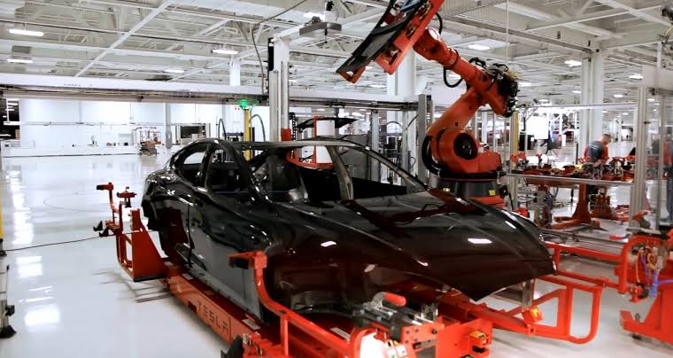 Fábrica da Tesla.