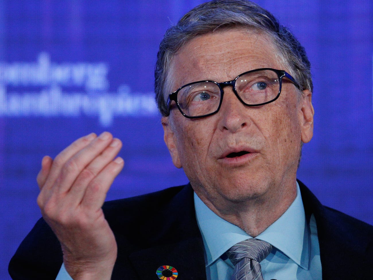 Microsoft cofounder Bill Gates speaks at the Bloomberg Global Business Forum in September 2017. REUTERS/Brendan McDermid